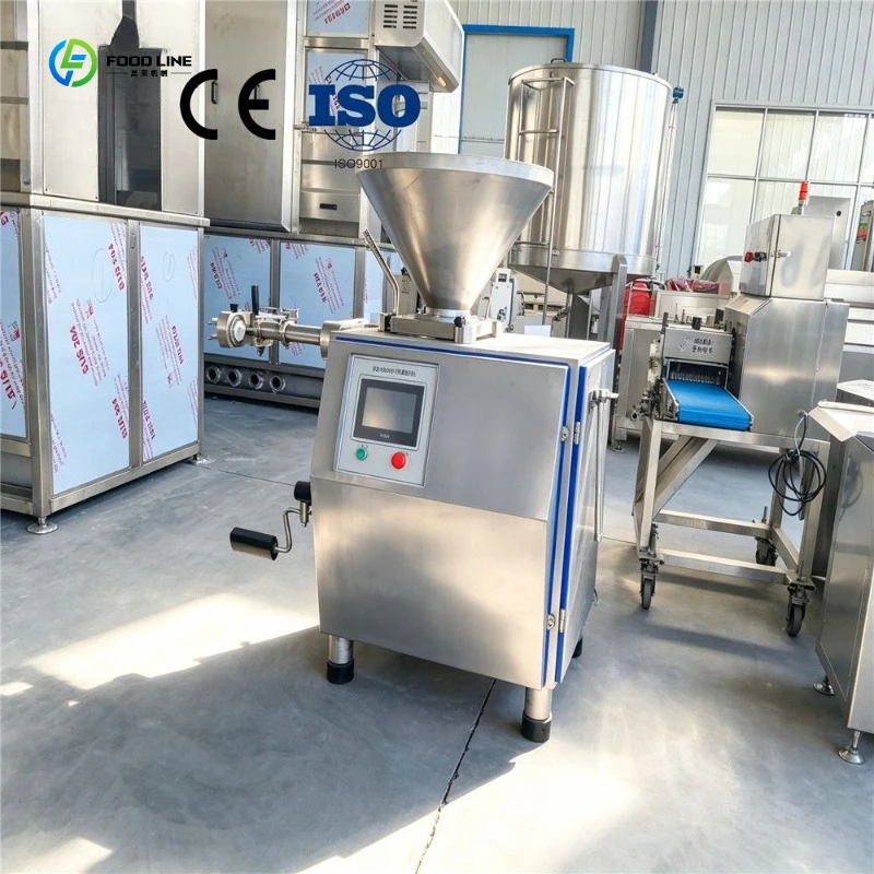 High Rigidity Commercial Sausage Stuffer Maker Stainless Steel Automatic Filling Machine FL Customized