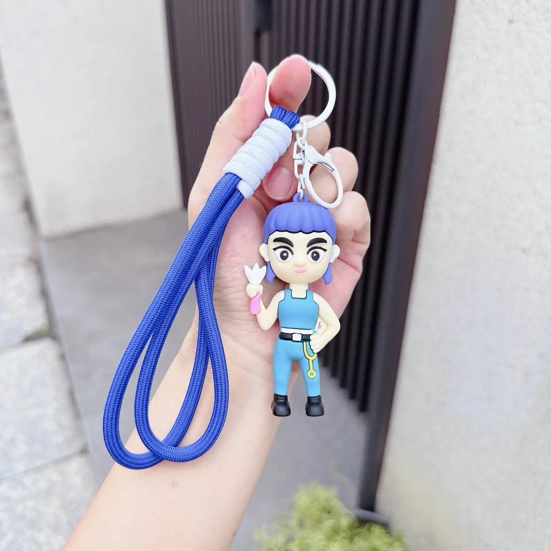 1/4pcs KPOP Demon Hunters Keychain Pendant Drip-molded PVC Material Bag Charm DIY Fashion Doll Accessory New Style Gift