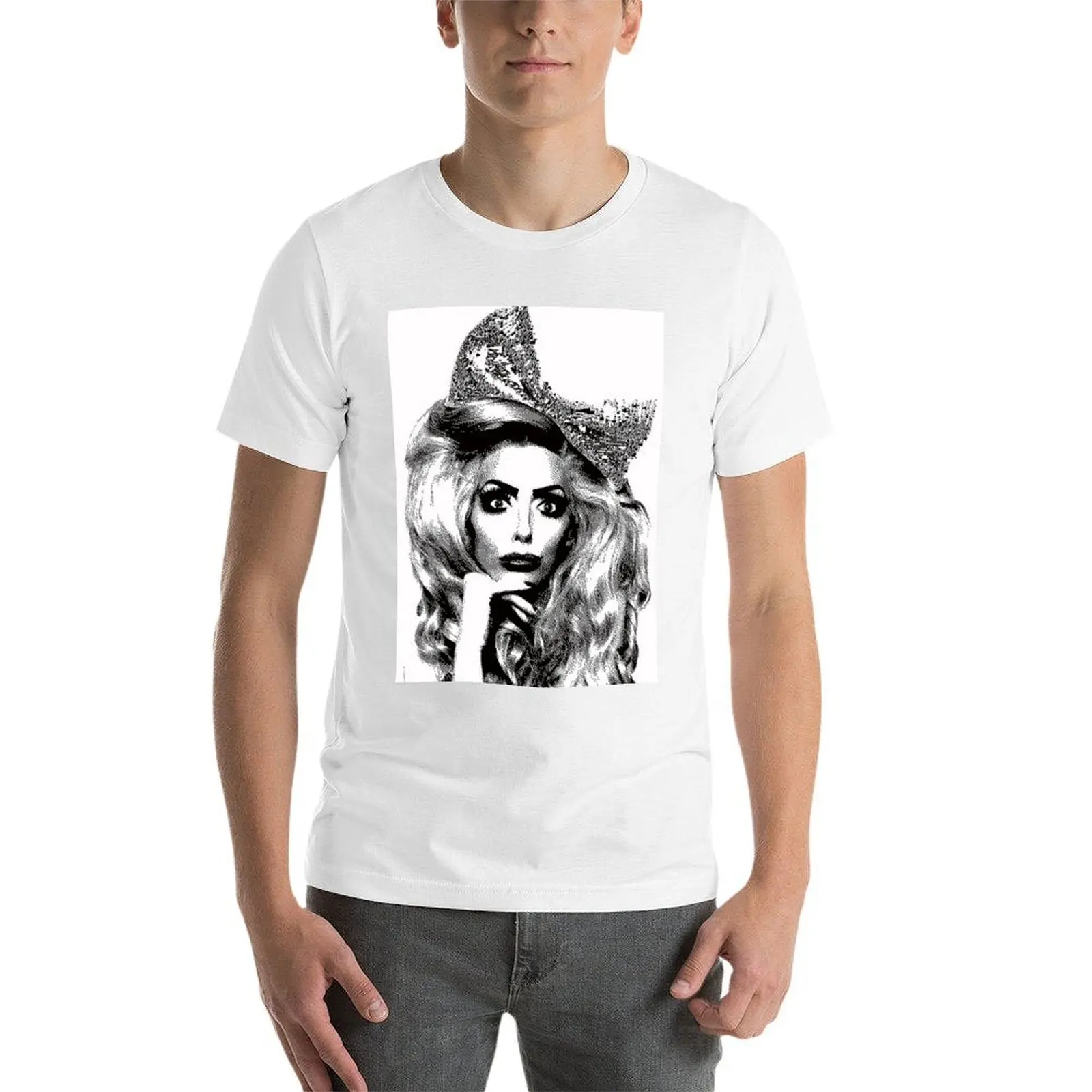 تي شيرت أليسا إدواردز دوتس للرجال تي شيرت أساسي تي شيرت