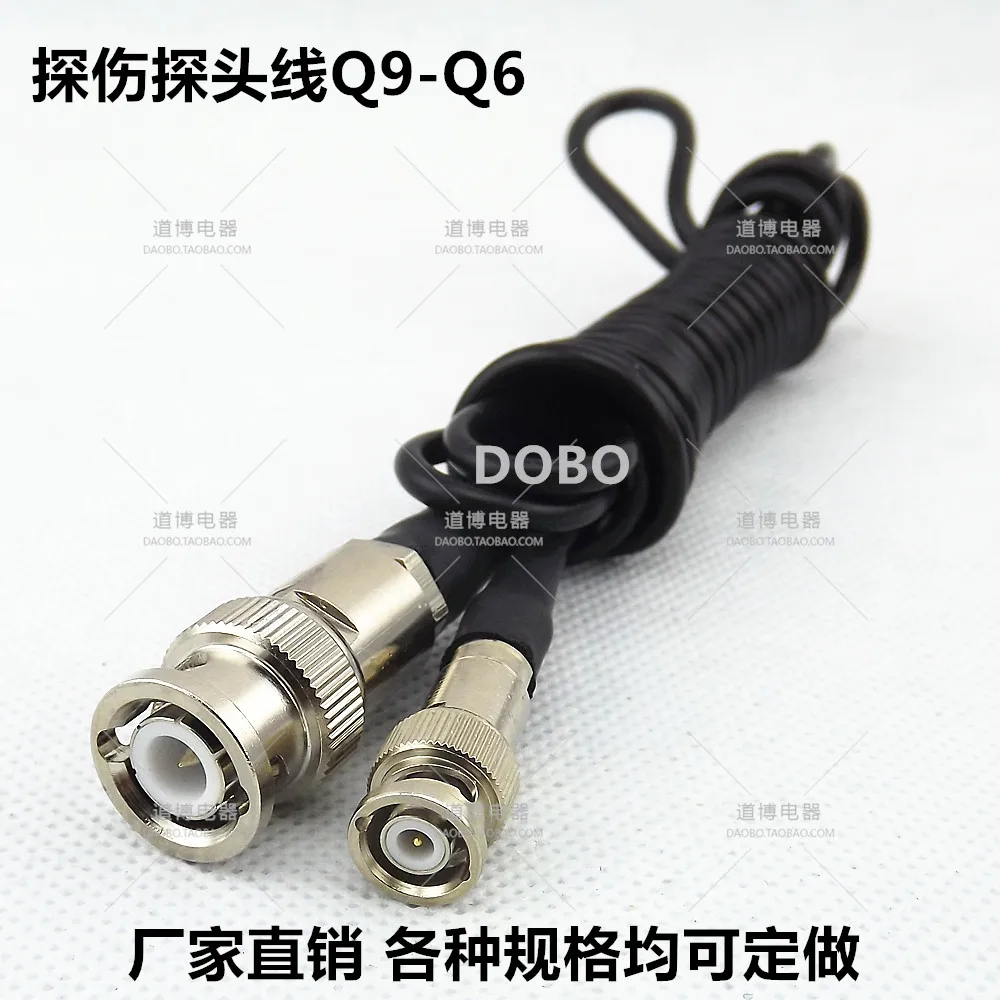 

Special Probe Line for Flaw Detection Q9-Q6 Ultrasonic Flaw Detector Transducer Cable High-frequency Connector BNC-mini BNC