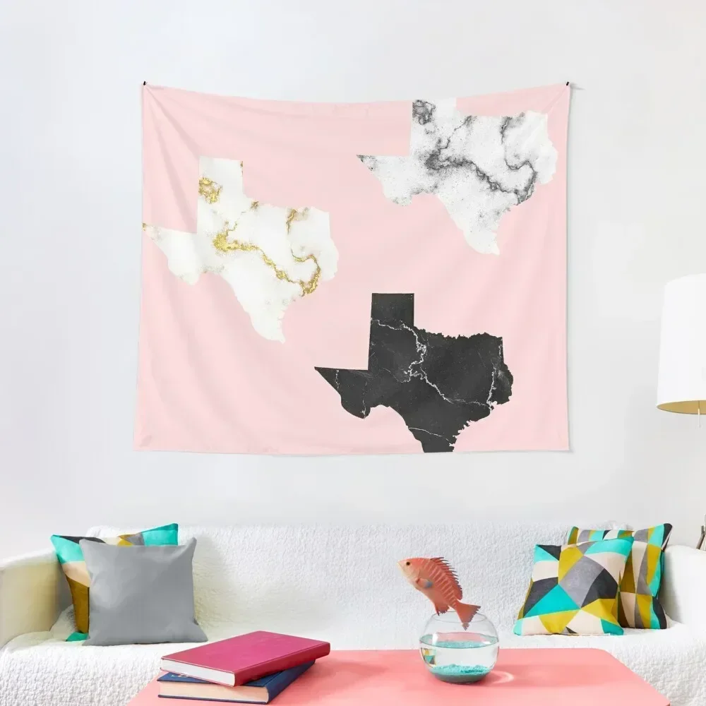 

Texas State Outline Marble Pack Tapestry Room Decorator Bedrooms Decorations Kawaii Room Decor Tapestry