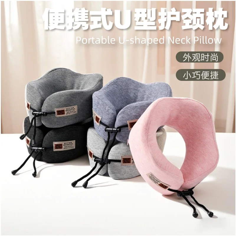 Neck Protection U-shaped Pillow, Travel Rest Headrest, Airplane Memory Cotton U-shaped Pillow, Office Prone Sleeping Pillow