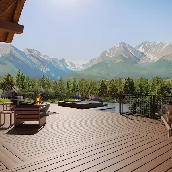 Наружная напольная панель WPC - экологически чистый водонепроницаемый композитный материал для патио, сада, балкона