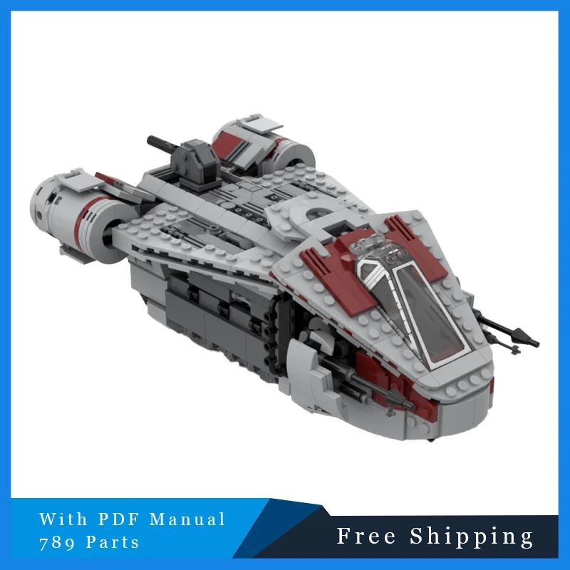 

Hot 789 PCS Star Battle Series cool Transport ship Building Blocks Creative Bricks Model Children DIY Assembly Display Toy Gifts