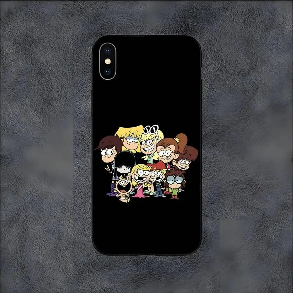 حافظة هاتف L-loud House Long Rugs لهاتف سامسونج S25، S24، S22، S23، S30، Ultra، S20، S30، Plus، S21 Fe، 10,9,5G غطاء سيليكون