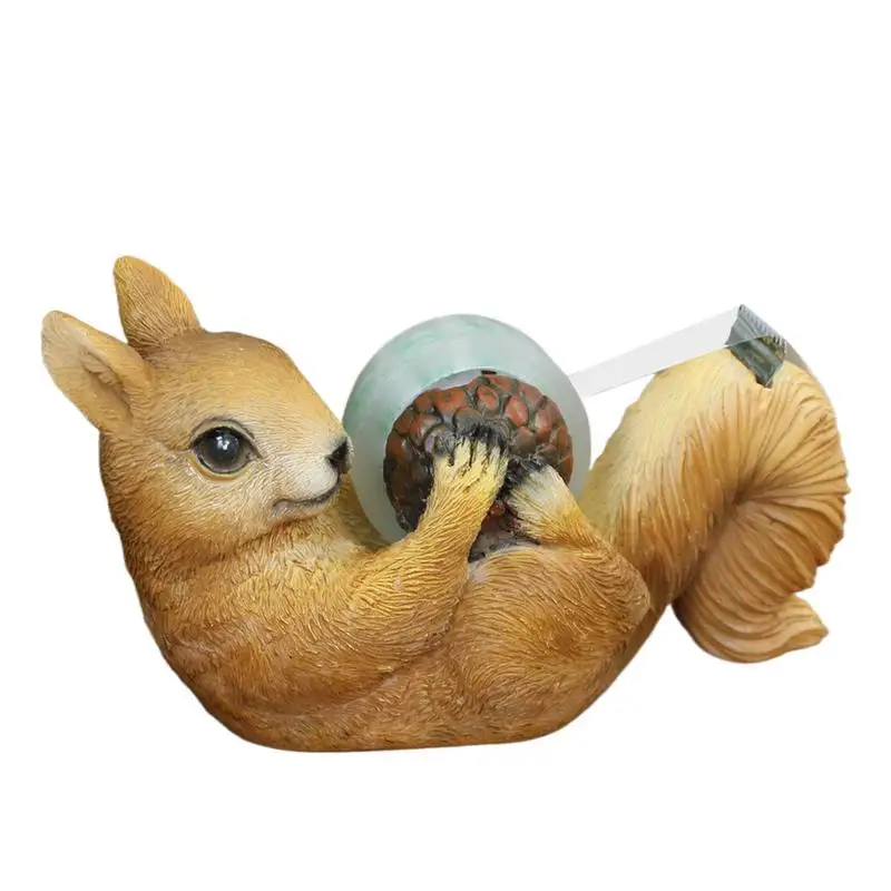 

Tape Dispenser Desk Squirrel Tape Dispenser Cute Desktop Tape Dispenser Resin Tape Desk Dispenser For Women Men Adult Coworkers