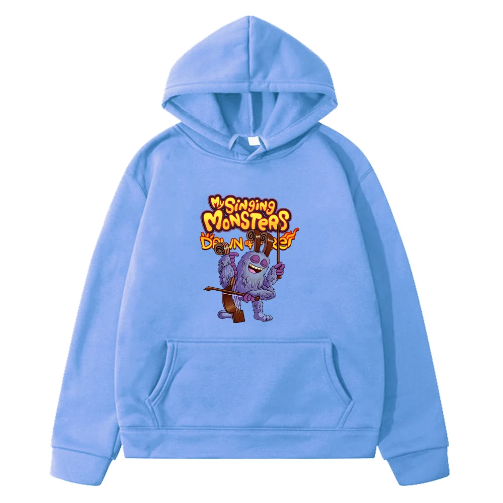 

My Singing Monsters Cute Printing Hoodies Cartoon Graphic Boys and Girls Hooded Sweatshirts Long Sleeve Kawaii Boys/Girls Hoody