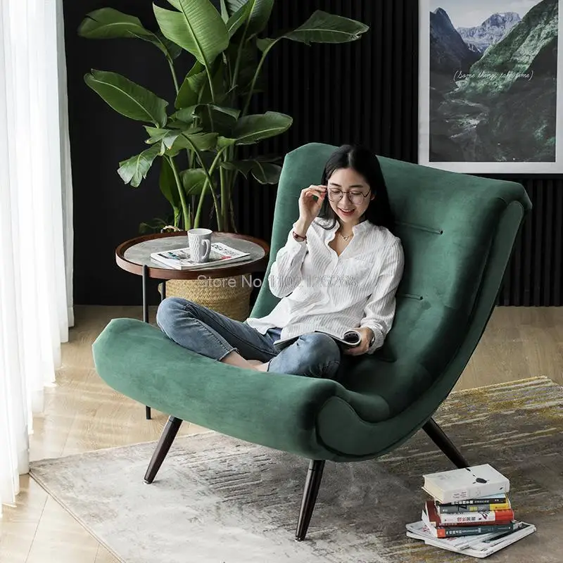 

Кресло для отдыха в нордическом стиле, кресло для отдыха на балконе, для спальни, простое современное кресло