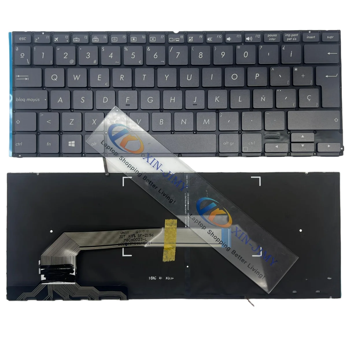 

UX370 Spanish backlit Keyboard For Asus ZenBook UX370 Q325 ux370u UX370 q325u q325ua U370 SP black