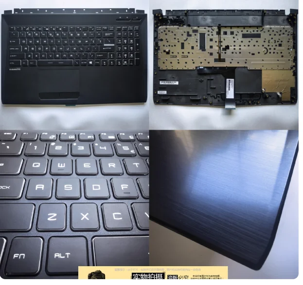 

Backlit New laptop palmrest cover with keyboard for MSI GL62 GV62 GP62 GE62 MS-16J9
