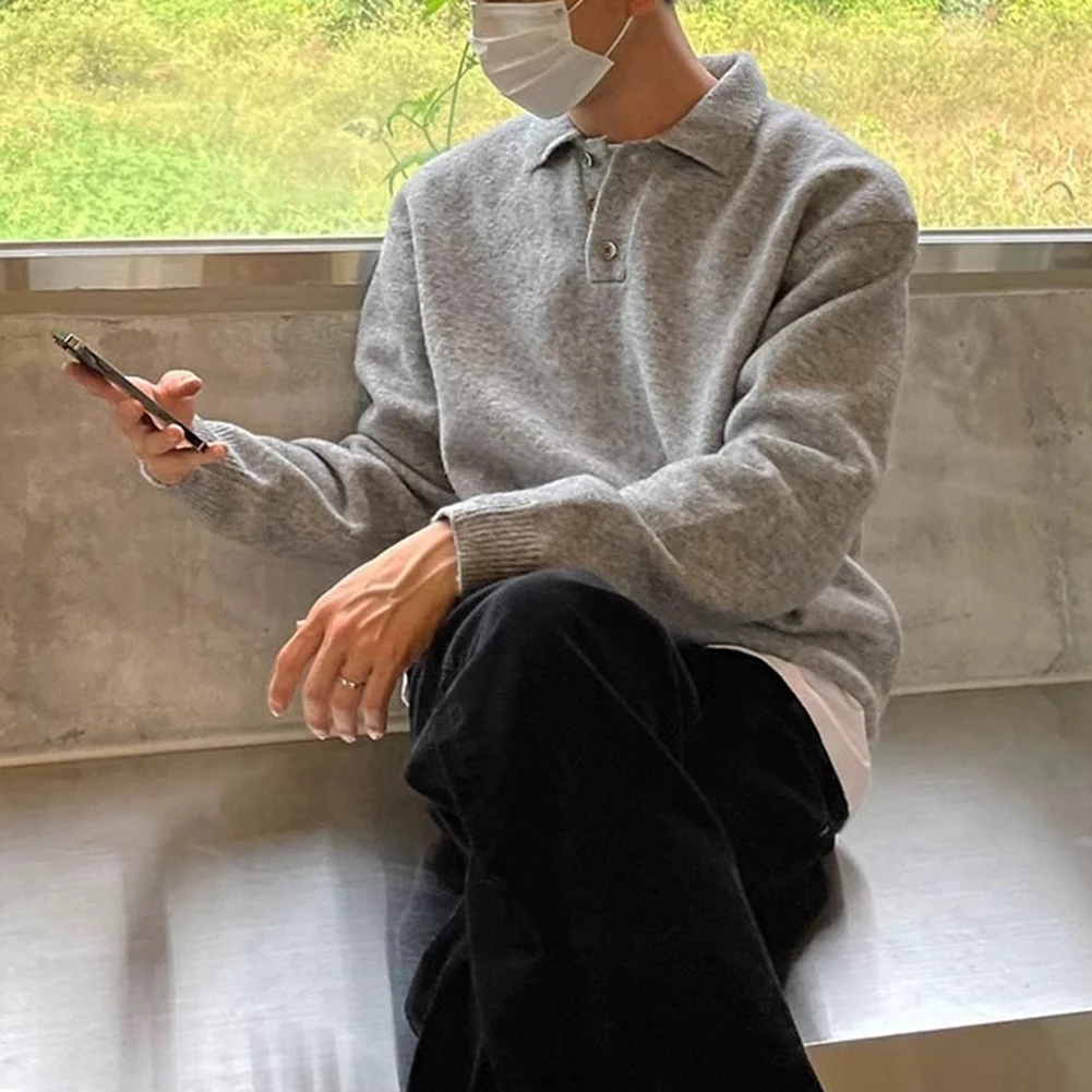 

Buttoned Loose Fit Casual Long Sleeve Ideal For Daily Wear Vacation And Holiday Lapel Neckline Regular Clothing Length