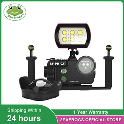 Seafrogs SF-PH-02 40Meter Bluetooth Waterproof Phone Case With Dome Portort For Iphone 15/15pro/15pro max/15plus