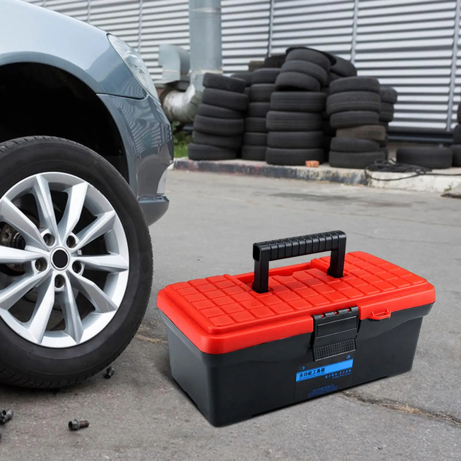 portable-plastic-tool-box-with-lock-secure-storage-case-removable-tray-multi-compartment-for-small-parts-hardware-tools