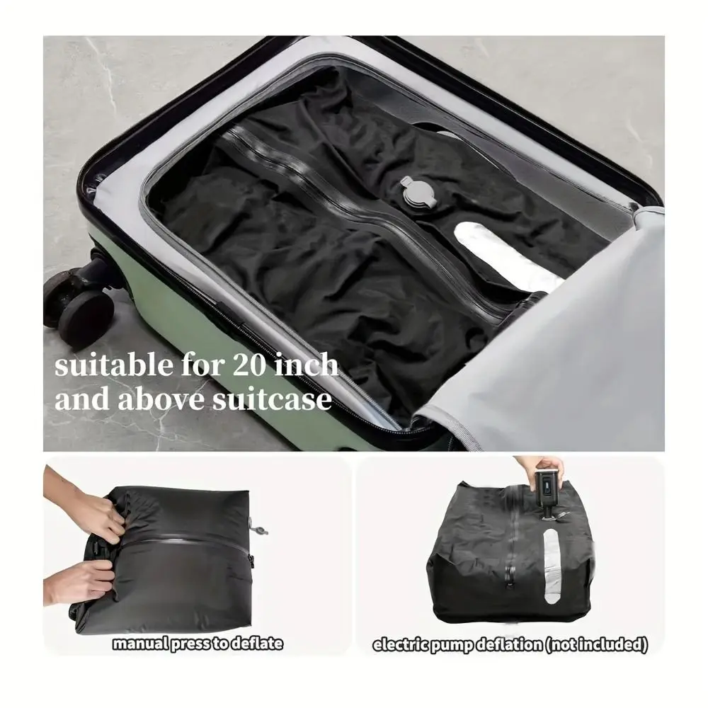Reusable Vacuum Bags for Travel Folding Dustproof Travel Compression Bag Space Saver Waterproof Luggage Vacuum Storage Bag
