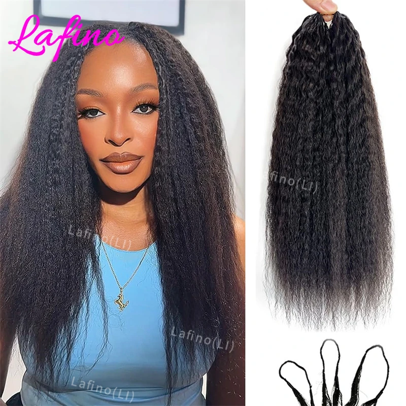 

Crochet Human Hair Curly Human Hair Pre Looped 30 Inch Deep Wave Curly Crochet Hair For Black Women Hair Extensions 300g