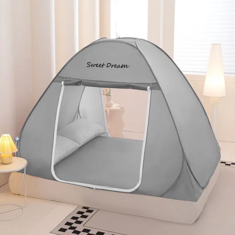 

custom. [Anti-Peeping Design] Portable No-Installation Mongolian Yurt Mosquito Net Hotel Privacy, Windproof, Light Blocking,