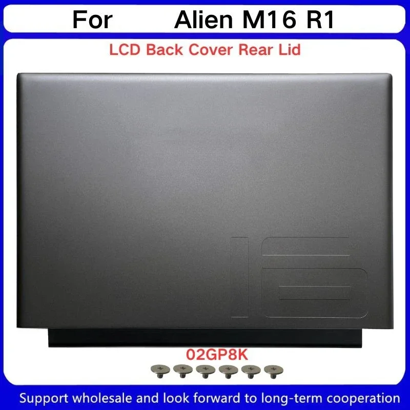 98% جديد لـ Kailxuling Alienware M16 R1 LCD الغطاء الخلفي الغطاء الخلفي قذيفة 02GP8K 2GP8K