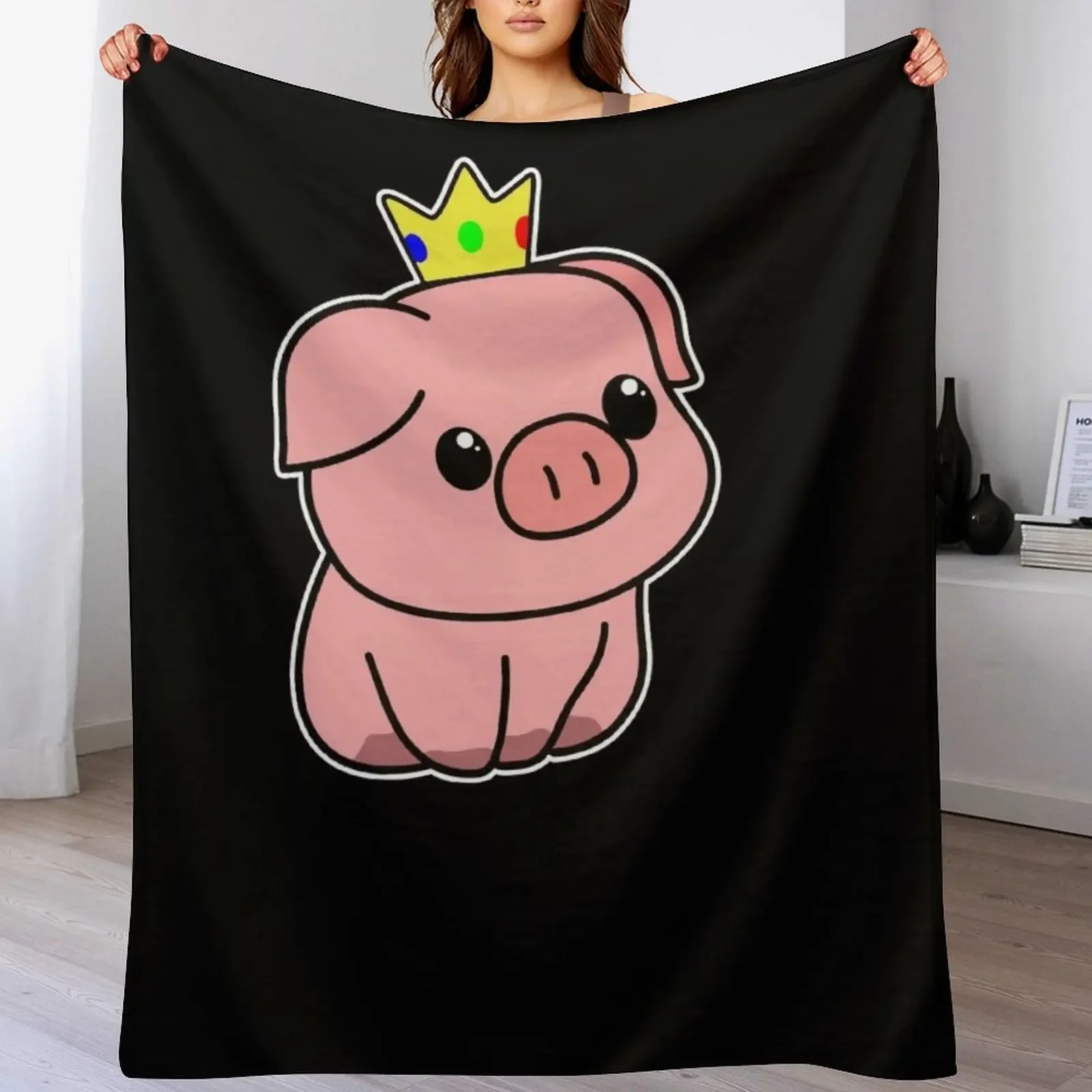 

New Technoblade king Throw Blanket Cozy Napping Blanket Gift for Mom Dad