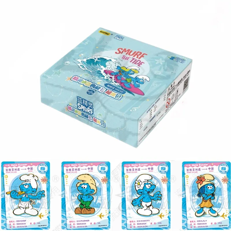 

Оригинальные коллекционные карты KAYOU The Smurfs «Чудесное путешествие» — забавный пакет серии 1, периферийные устройства с персонажами аниме, подарки
