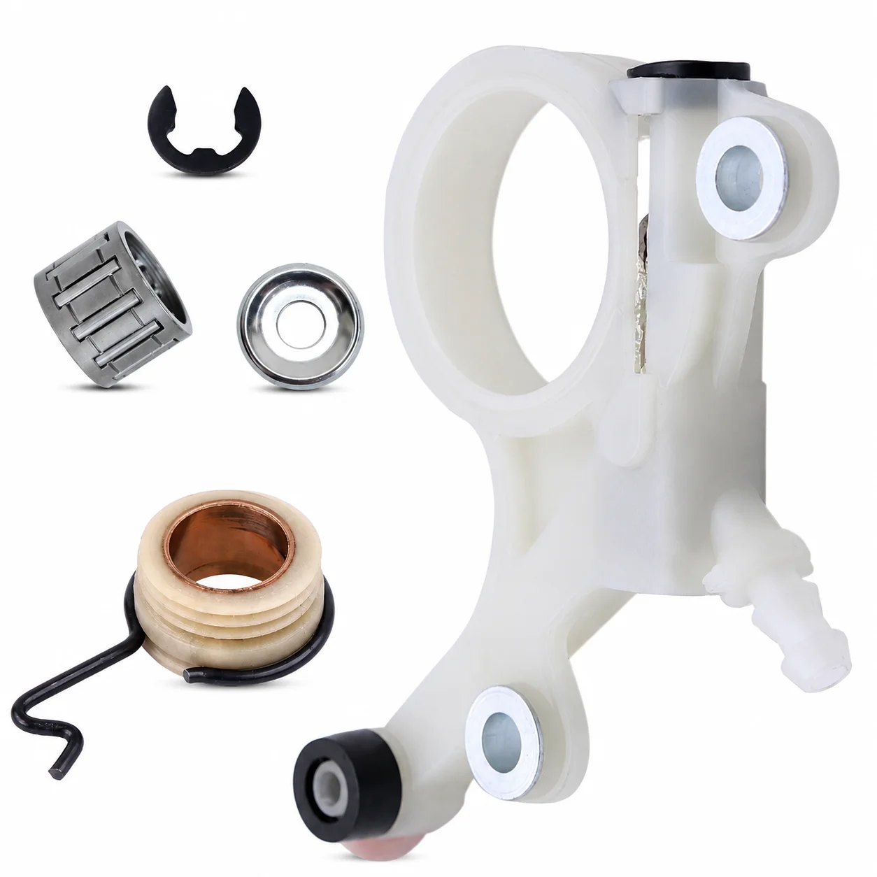 Oil Pump Oiler Worm Gear Kit Needle Bearing E-Clip Sprocket Washer for Stihl MS291 MS291C Chainsaw Repair Parts 1141 640 3203