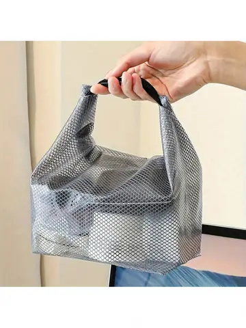Waterproof Storage Drawstring Bag, Unisex Large-Capacity Swimming Toiletry Bag, Suitable for Gym Laundry, Bathroom Toiletries, O