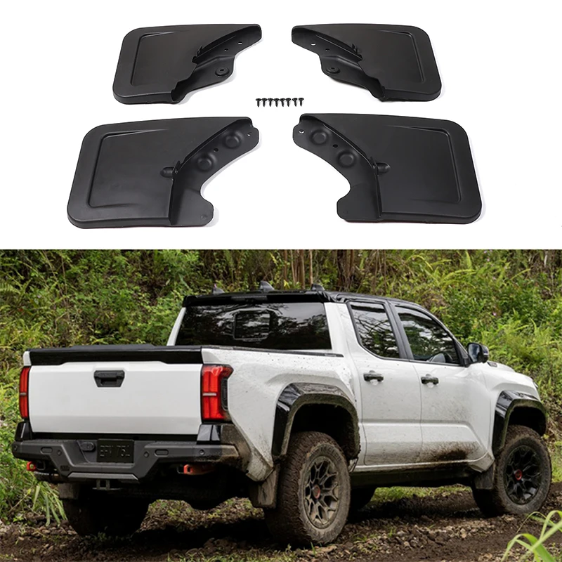 Für Toyota Tacoma 2024 2025 2026 Schmutzfänger Spritzschutzblenden für Vorder- und Hinterräder Kotflügel Auto-Zubehör 4 Stück