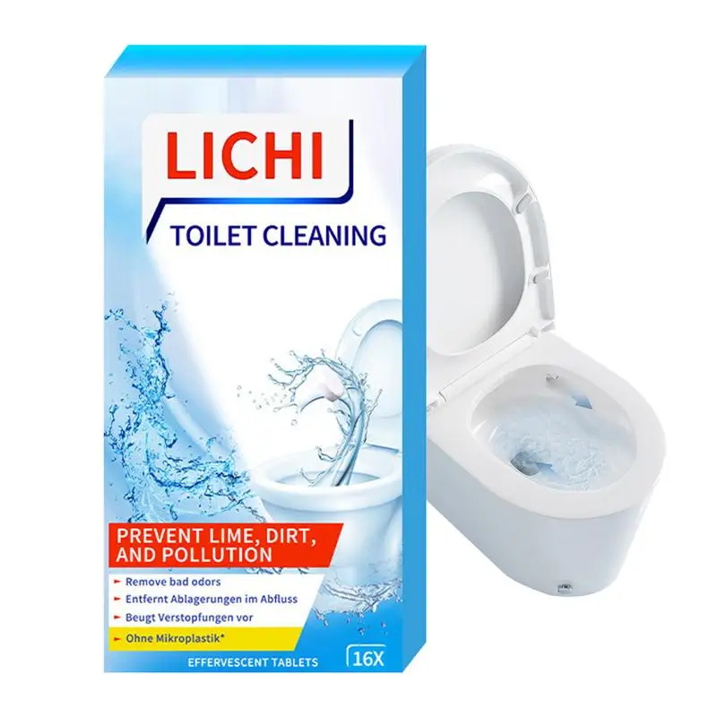 Toilet Deodorizer Tablets Slow-Releasing Descaling Stain Prevention Sustainable Biodegradable Efficient Bathroom Cleaners