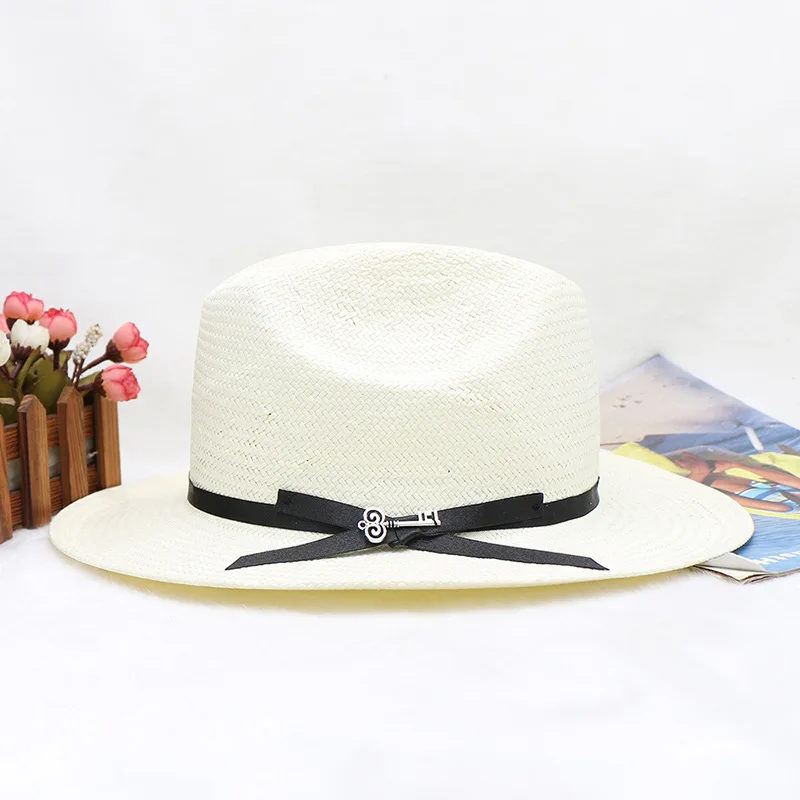 Five-point Grass Hand-knitted Hat New Traveling And Shopping Small Hat Feather Fedora Hat