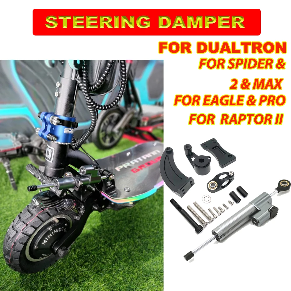 

Directional Steering Damper Kit For Dualtron Spider 2 Max Eagle Pro Raptor II Electric Scooter Riding Stabilizer Dampener