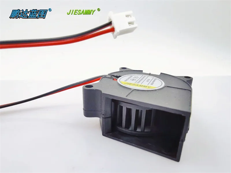 JIESAMMY كرة مزدوجة 4020 منفاخ توربيني 4 سم حجم هواء عالي 24V12V5V مروحة تبريد الطابعة