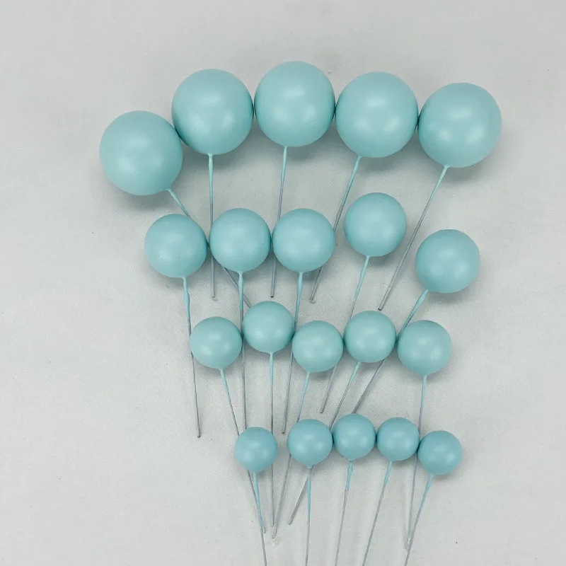 47Pcs Gender Reveal Cake Decorations Pink Blue Balls Cake Topper Teddy Bear Cake Decor Boy or Girl Baby Shower Decor