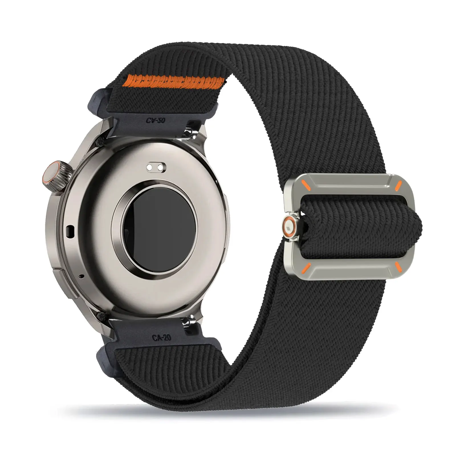 

Stretchy Band for Amazfit Balance Band Men Women, Soft Nylon Elastic Braided Strap