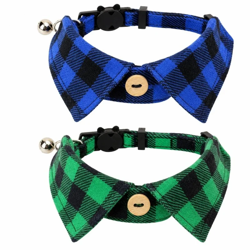 Abnehmbares Hemdkragen-Katzenhalsband, verstellbares Sicherheits-Breakaway-Halsband für Haustiere, niedliches formelles Kleidungsstück, Accessoires für Kätzchen und Welpen.