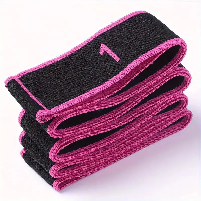 Multi-Section Elastic Yoga Resistance Bands Adult Child Dance Training Gym Home Pilates Exercise Pull Strap Belt Fitness Sport