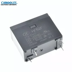 2PCS/lot New relay JQX-62F HF-62F-012-1H HF62F-024-1H HF-62F-012-1HT HF-62F-012-1HT HF 62F 024 1HT 16A 250VAC 4pin 12V 24V