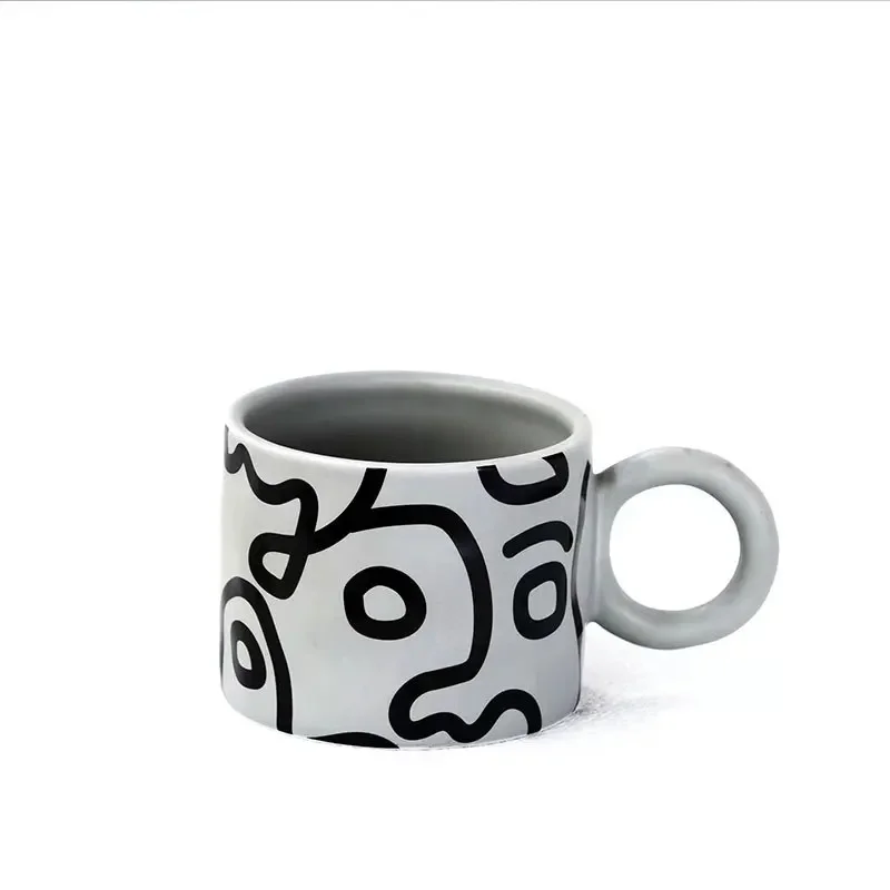 

Cup, creative, Nordic large-capacity mug ceramic, office coffee cup, couple water cup souvenir personalized cup