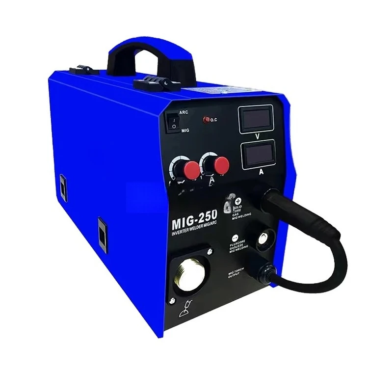 آلة لحام الغاز شبه الأوتوماتيكية ذات الوظيفة المزدوجة MIG 250