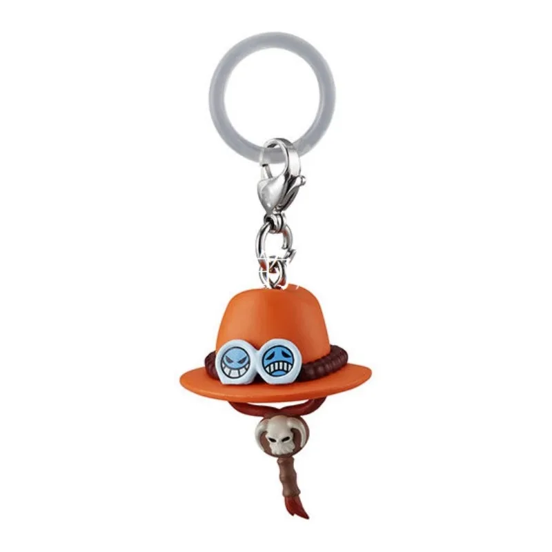Bandai Capsule One Piece Gashapon Keychain - Portgas D. Ace, Gol D