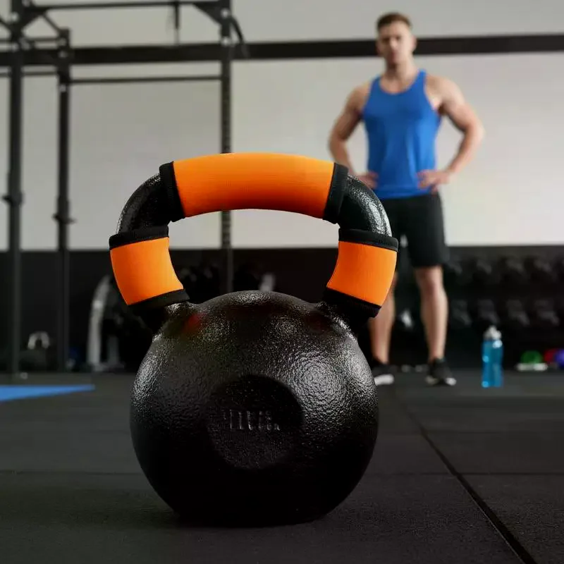 2Pcs Pull Up Bar Cushion Grips Anti Slip Soft Cover Pads For Dumbbell Barbell Exercise Equipment And Luggage Handles - view 6