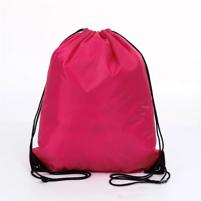 1pc Drawstring Backpack Bag with Reflective Strip String Backpack Cinch Sacks Bag Bulk for School Yoga Sport Gym Traveling