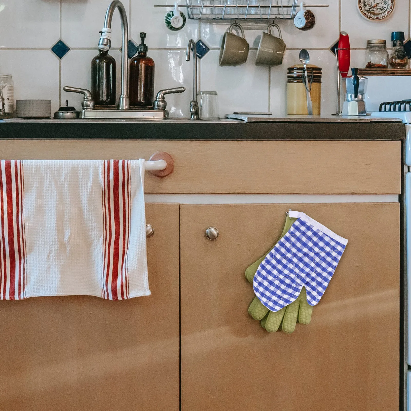 2Pcs Heat Insulation Oven Mitt - Baking Kitchen Kids review and price