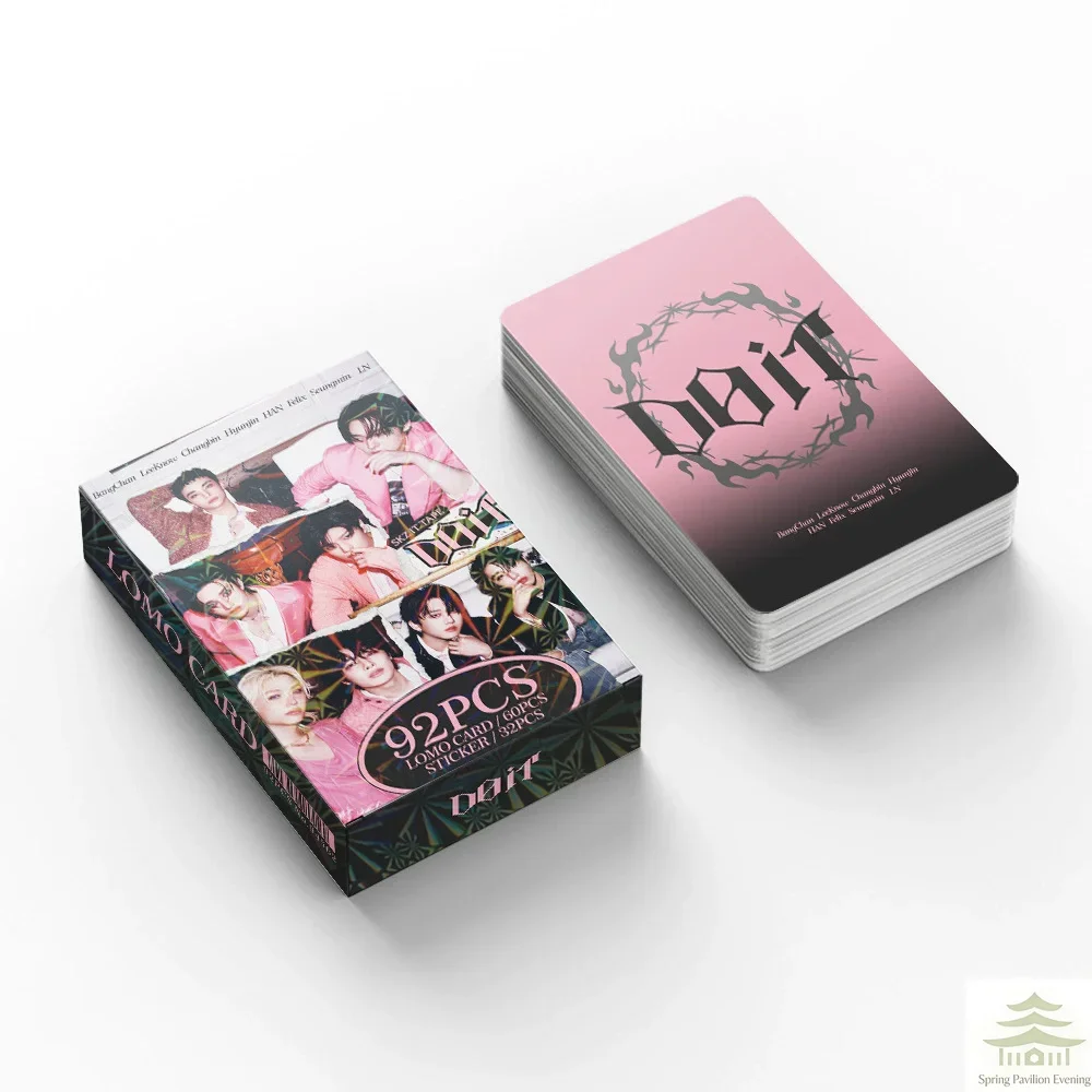 92 STÜCK SKZ IT TAPE: DO IT Neues Album Fotokarten-Set - Koreanische Idol-Sammler-LOMO-Karten mit Bonus-Aufklebern – Detail 2