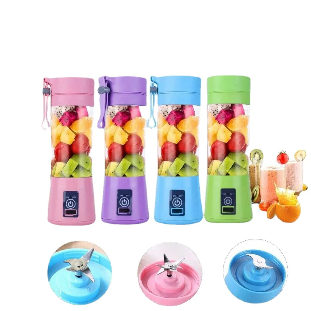 2024 Portable Electric Juice Cup Multi Functional Mini Personal Juicer Hot Selling USB Fruit Mixer Quiet and Noisy