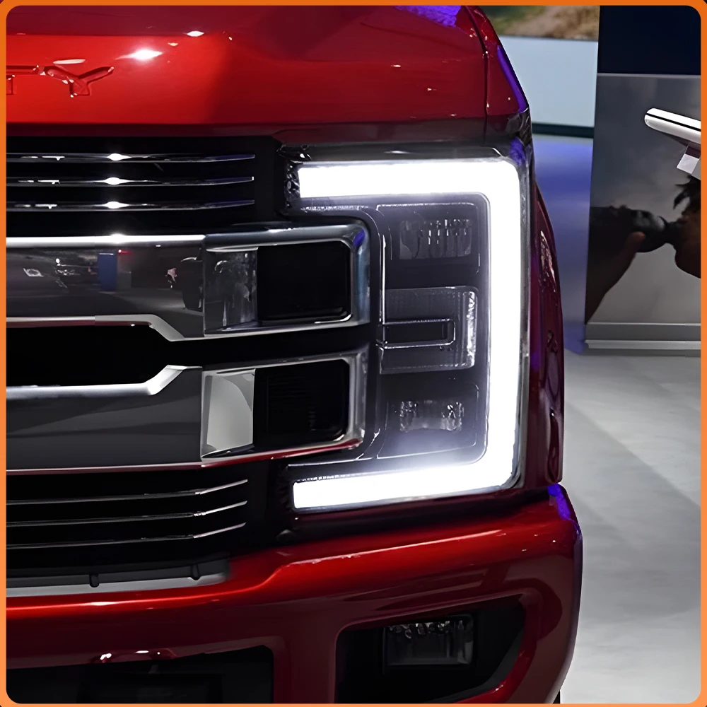 

For Ford F-250 2017-2019 High Quality Dynamic Lens LED Auto Headlights Assembly Plug and Play Car Front Lamp Upgrade Accessories