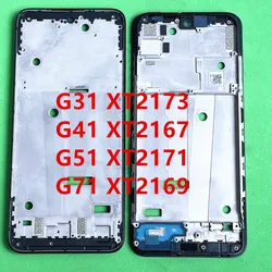 For Motorola Moto G31 G41 G51 G71 Front Housing LCD Display Frame