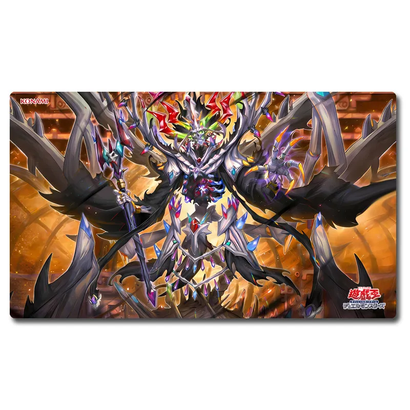 

600X350X2мм DIY Yu-Gi-Oh! Игровой коврик Mementoal Tecuhtlica для карточных боев и дуэлей, подарок, игрушка