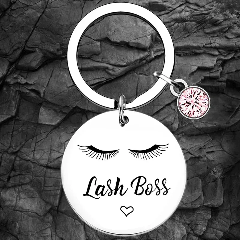 Beautician Jewelry Eyelashes Artist Gift Lash Artist Gift Keychain Lash Boss Jewelry Beauty Lashes Girl Key Rings