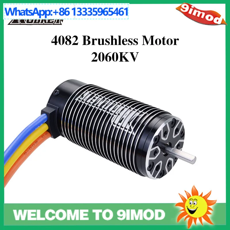 

Бесщеточный двигатель Rocket 4082 с внутренним вращением, 4-полюсный, без датчиков, подходит для автомобилей масштаба 1/8.