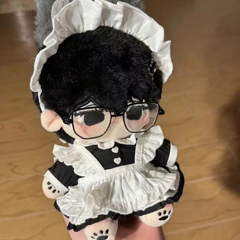 OB11 BJD Cute Doll Accessories Golden Silver Eyewear Korea Idol Plush Doll Glasses Lovely Soft Preppy Cotton Doll‘s Glasses