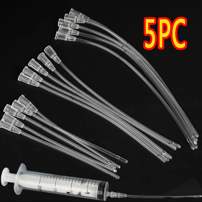 

Generic 5pcs Bird Feeding Hose Pet Feeder Rat Cat Dog Pigeon Parrot Chick Feeding Water Needle Tube Birds Feeding Hose